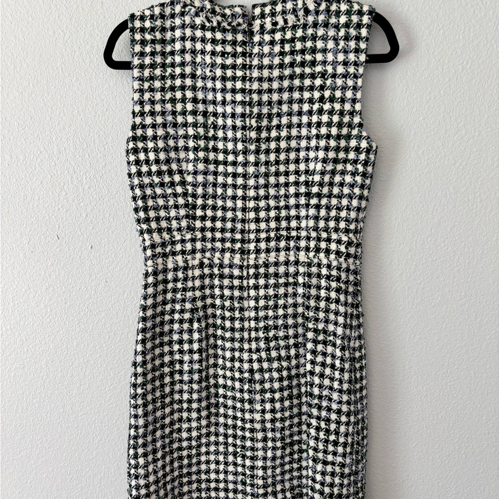 Nordstrom Black and White Houndstooth Mini Dress